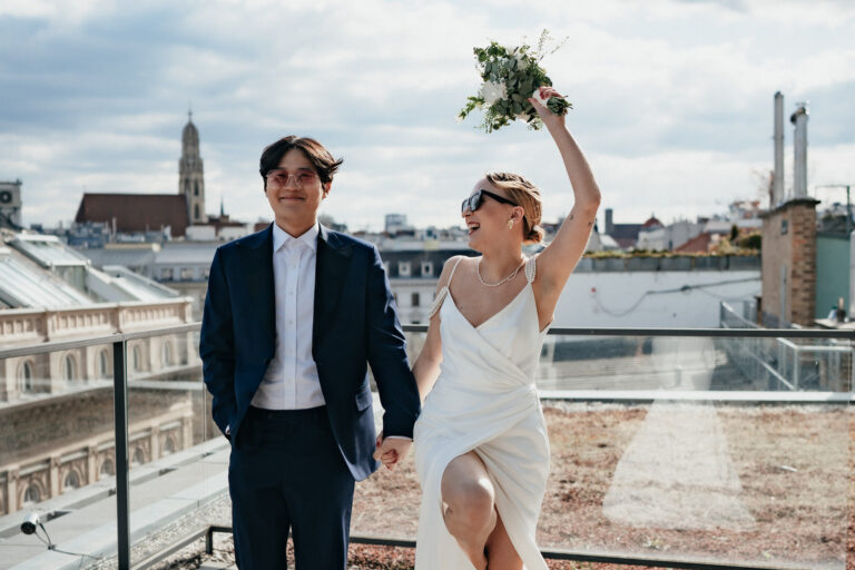 Urbane Sommerhochzeit